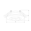 картинка Elektrostandard Встраиваемый точечный светильник 25009/01