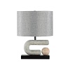 картинка ODEON LIGHT 5410/1TA MODERN ODL_EX23 115 черный матов./серый металл/полирезин/ткань Настольная лампа