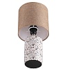 картинка LUMION 8141/1T MODERNI LN26 507 бежевый/коричневый, керамика/текстиль Настольная лампа Е27 1*60W 220