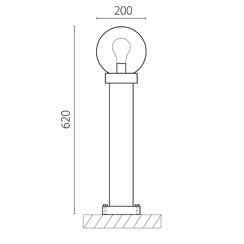 картинка Lightstar Светильник уличный Bolla  373910