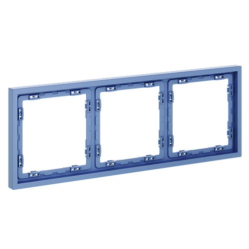 картинка Рамка пластиковая VOLTUM S70 на 3 поста, (деним)