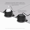 картинка Denkirs Точечный встраиваемый влагозащищенный светильник  DK3103-BK