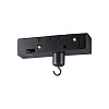 картинка NOVOTECH 359141 KONST NT23 143 черный Адаптер/держатель для низковольтного трека FLUM без токопровод