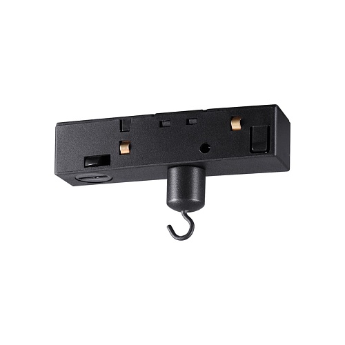 картинка NOVOTECH 359141 KONST NT23 143 черный Адаптер/держатель для низковольтного трека FLUM без токопровод