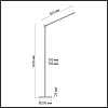 картинка ODEON LIGHT 7101/15FL HIGHTECH ODL25 000 Напольный светильник поворотн на 350° акрил/металл IP20 LED