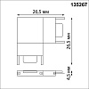 картинка NOVOTECH 135267 SHINO NT24 109 черный Соединитель с токопроводом "L" для низковольтного шинопровода 