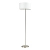 картинка LUMION 3745/2F MODERNI LN26 525 никель/белый, металл/текстиль Торшер E27 2*60W 220V NIKKI
