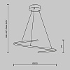 картинка Maytoni Подвесной светильник Изгиб / Curve 3000-4000К 31Вт