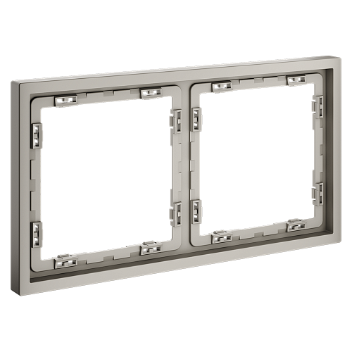 картинка Рамка пластиковая VOLTUM S70 на 2 поста, (кашемир)