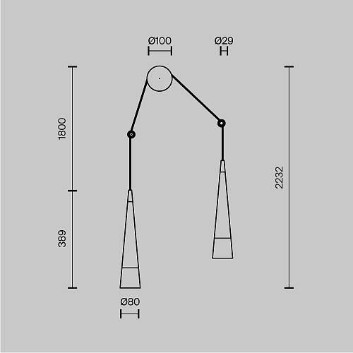 картинка Maytoni Настенный светильник (бра) Синтези / Sintesi 3000К 24Вт