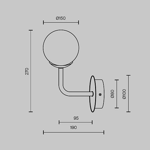 картинка Maytoni Настенный светильник (бра) Эрих / Erich E14х1