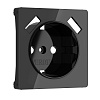 картинка WERKEL Накладка для розетки USB (черный акрил) W1179548