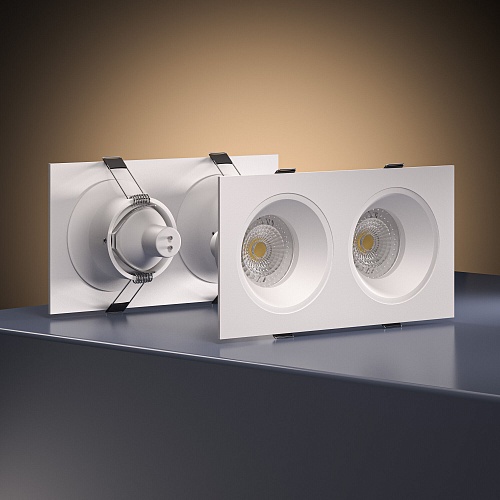 картинка Elektrostandard Светильник встраиваемый GU10 белый 15700/02