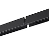 картинка NOVOTECH 135312 PORT NT25 206 черный Соединитель с токопроводом прямой IP20 90-240V VECTOR