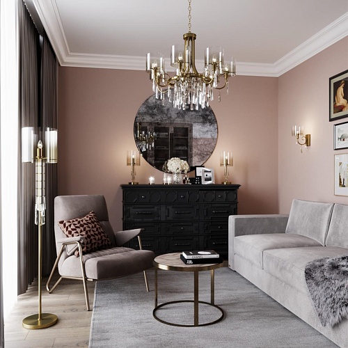 картинка ODEON LIGHT 4886/1T HALL ODL_EX23 153 бронзовый/янтарн./металл/стекло Настольная лампа E14 1*40W NIC