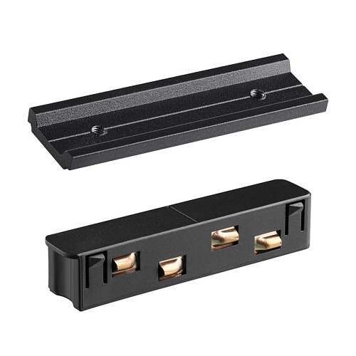 картинка NOVOTECH 135164 SHINO NT23 133 черный Соединитель с токопроводом прямой IP20 48V FLUM