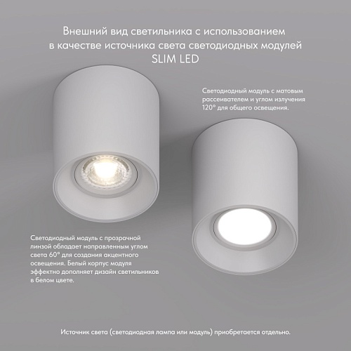 картинка Denkirs Точечный накладной светильник  DK3040-WH