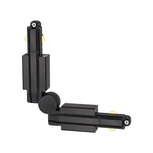 картинка NOVOTECH 135021 PORT NT19 073 черный Гибкий соединитель с токопроводом для однофазного трехжильного 