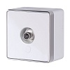 картинка WERKEL ТВ-розетка оконечная Gallant белая W5083001