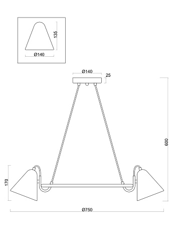 картинка Freya Люстра Фальке / Falke