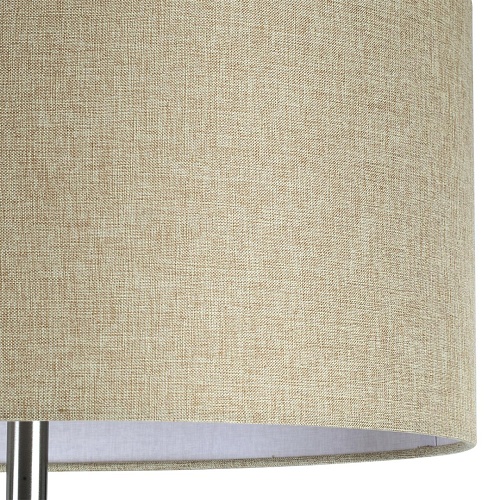 картинка LUMION 8250/2F MODERNI LN26 527  никель/бежевый, металл/текстиль Торшер Е27 2*60W 220V NIKKI