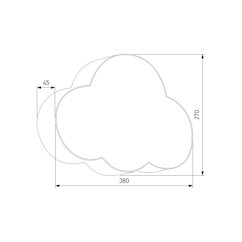 картинка TK Lighting Настенный светильник 4966 Cloud