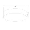 картинка TK Lighting Потолочный светильник 1581 Rondo White