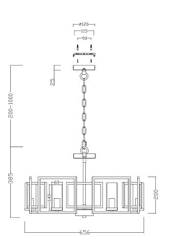 картинка Maytoni Подвесной светильник Боуи / Bowi E14х6