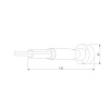 картинка Elektrostandard Крепление для струнного светильника 40127/LED