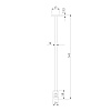 картинка Elektrostandard Esthetic Magnetic Декоративная стойка 545 мм (без питания) 85149/00