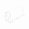 картинка Elektrostandard Накладные крепления для круглого гибкого неона Full light черный FL 28100