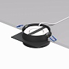 картинка Denkirs  Точечный встраиваемый светильник FLAT DK2091-BK