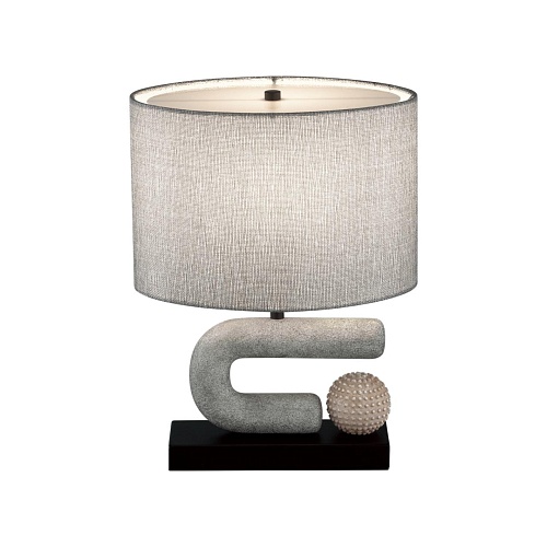 картинка ODEON LIGHT 5410/1TA MODERN ODL_EX23 115 черный матов./серый металл/полирезин/ткань Настольная лампа