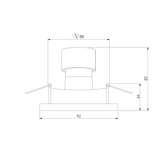 картинка Elektrostandard Встраиваемый точечный светильник 122 MR16
