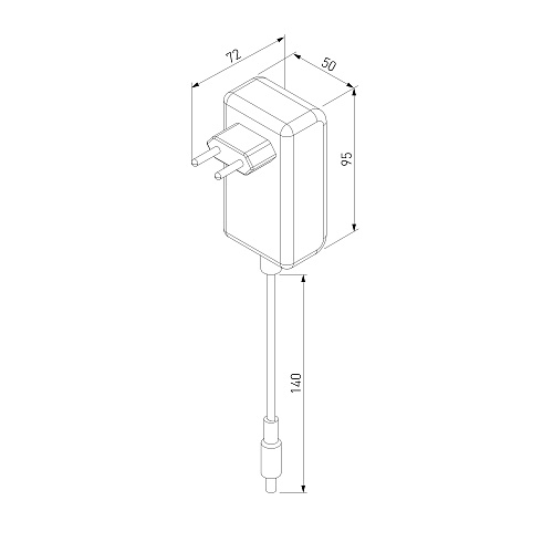 картинка Elektrostandard Mini Magnetic Блок питания 48W черный 95060/00