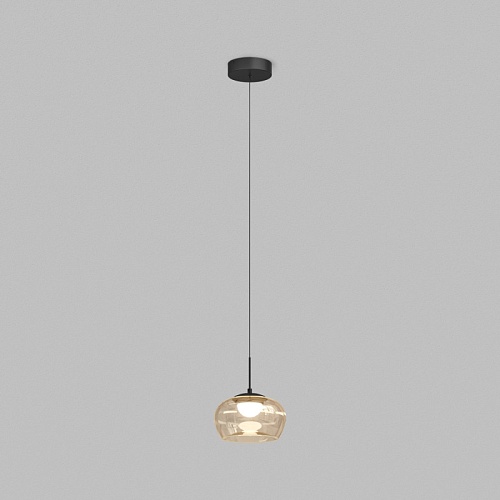 картинка Denkirs Подвесной светильник FLOA DK6741-BK+AM