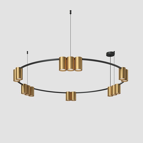 картинка Denkirs Подвесной светильник ORBIT DK4067-BK+SG
