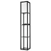 картинка LUMION 8093/1F COMFI LN26 460 черный/белый, дерево/текстиль Торшер Е27 1*60W 220V PRACTIC