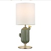 картинка ODEON LIGHT 5425/1TA MODERN ODL_EX25 099 золотой/зеленый/белый/металл/керамика/ткань Настольная ламп
