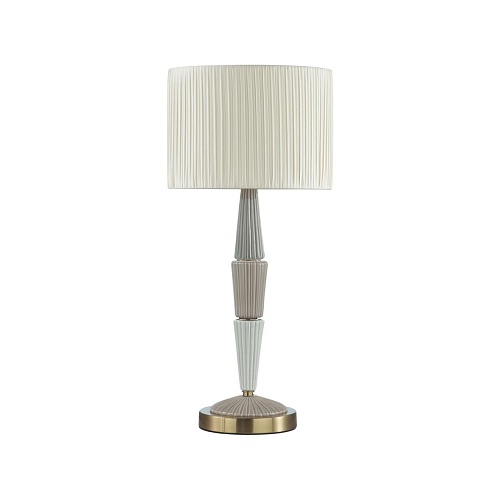 картинка ODEON LIGHT 5403/1T CLASSIC ODL_EX23 119 бронзовый/светло-коричневый/кремовый металл/керамика/ткань 