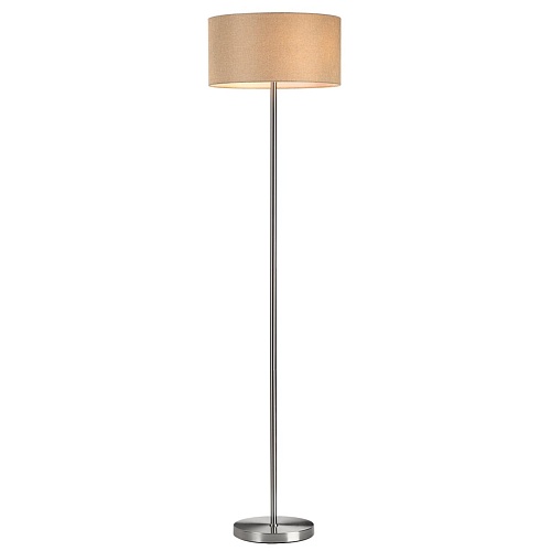 картинка LUMION 8250/2F MODERNI LN26 527  никель/бежевый, металл/текстиль Торшер Е27 2*60W 220V NIKKI