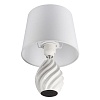 картинка LUMION 8143/1T MODERNI LN26 492 белый, керамика/текстиль Настольная лампа Е27 1*60W 220V KEILA