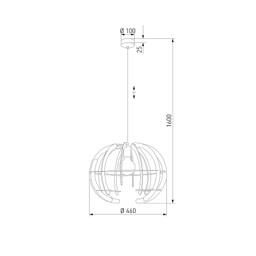 картинка TK Lighting Подвесной светильник 6886 Venus
