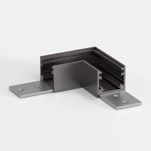 картинка Elektrostandard Titan Line Коннектор угловой для накладного шинопровода титан 85224/00