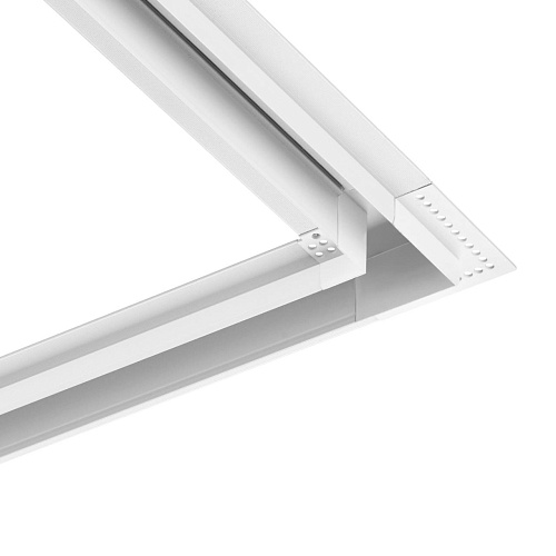 картинка NOVOTECH 135281 SHINO NT24 180 белый Соединитель «L» токопроводящий для шинопровода в ГКЛ (для арт.1