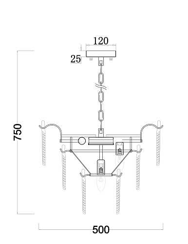 картинка Freya Люстра Хлоя / Hloya