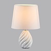 картинка LUMION 8143/1T MODERNI LN26 492 белый, керамика/текстиль Настольная лампа Е27 1*60W 220V KEILA