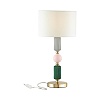 картинка ODEON LIGHT 4861/1T CLASSIC ODL_EX21 132 золото/разноцветн./керамика/абажур Настольная лампа E27 1*6