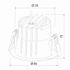 картинка Elektrostandard Встраиваемый точечный светильник 35131/U черный