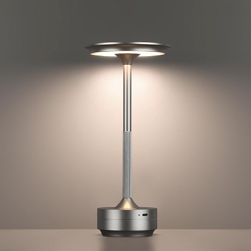 картинка ODEON LIGHT 5035/6TL L-VISION ODL24 543 никель/металл/акрил Настольная лампа LED 6W 3000K-5700K 300Л